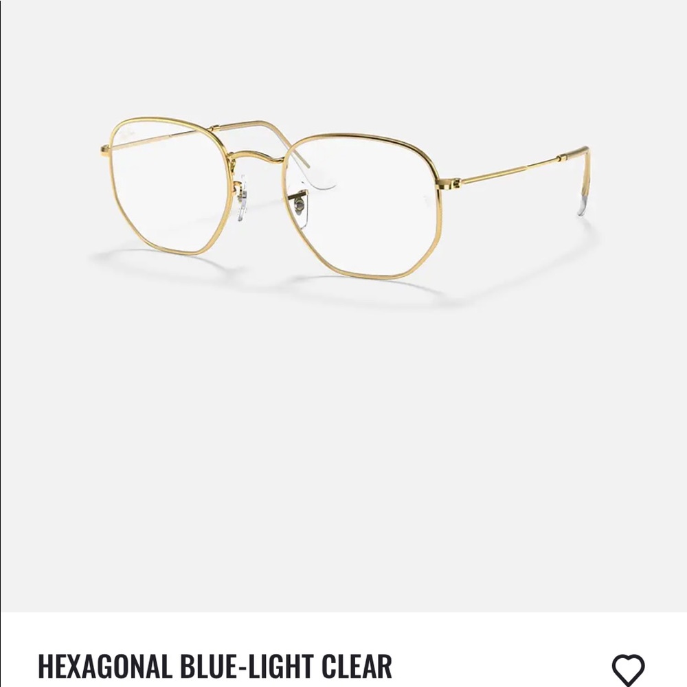 RB3548 Hexagonal Blue-Light CLear